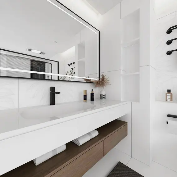 Керамогранит Лавина / Lavina Белый 60x120 _ботаника 1\40,32