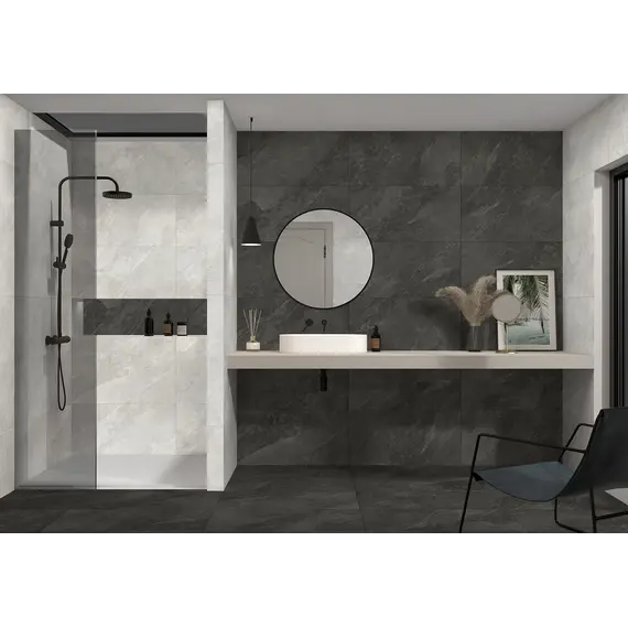 Керамогранит Ньютон / Newton Светло-сер. 40x80 _ 1\38,4