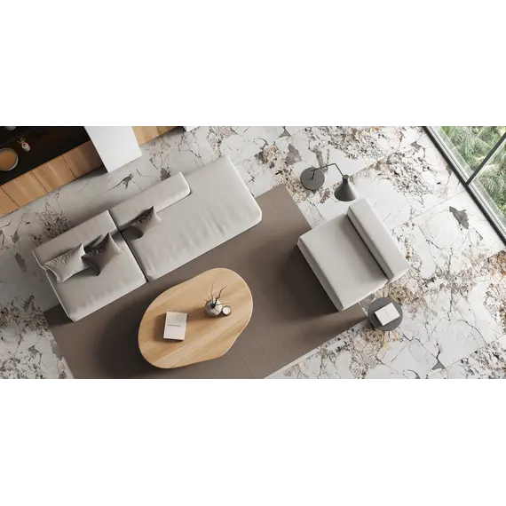 Керамогранит Лоран / Laurent Белый 60x120 _ 1\46,08