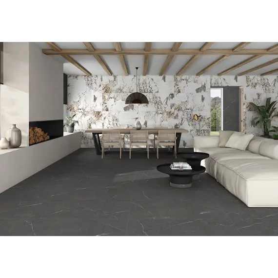 Керамогранит Лазурь/Lakeside_GT Черный 60x120