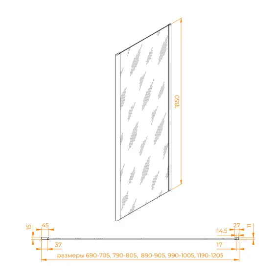 Боковая панель RGW Z-050-1