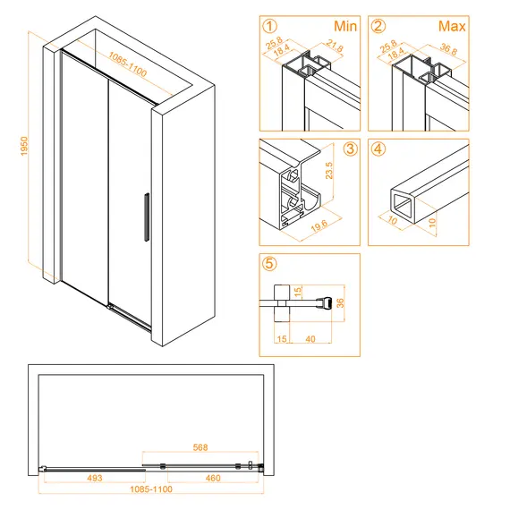 Душевая дверь RGW SV-12