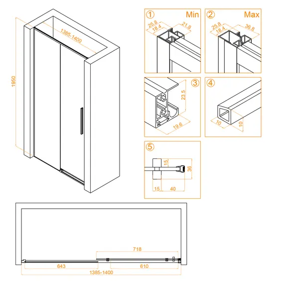 Душевая дверь RGW SV-12