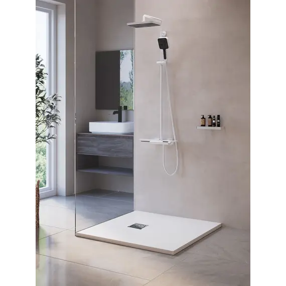 Душевой поддон квадратный RGW ST-W Белый