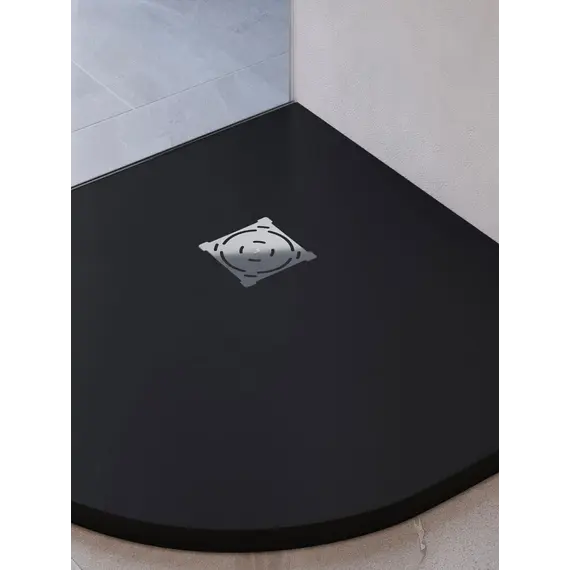 Душевой поддон полукруглый RGW ST/R-G Графит