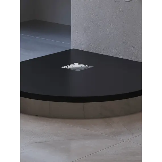 Душевой поддон полукруглый RGW ST/R-G Графит