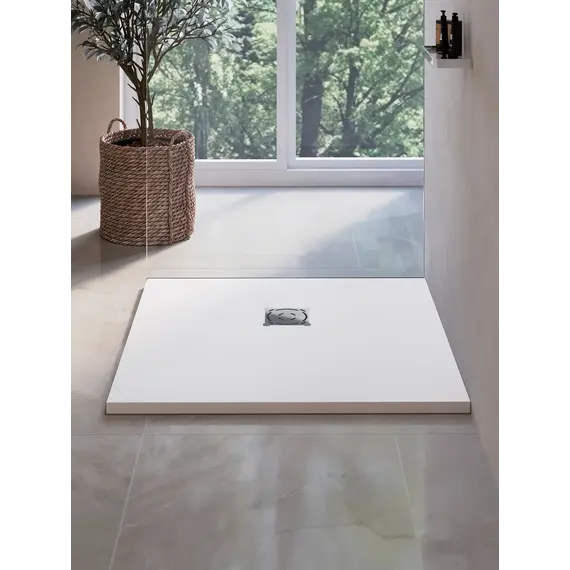 Душевой поддон квадратный RGW ST-W Белый