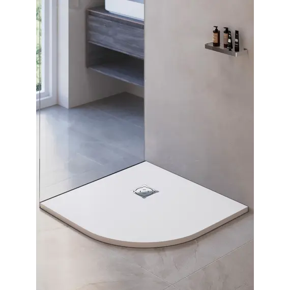 Душевой поддон полукруглый RGW ST/R-W Белый