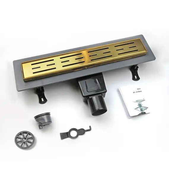 Душевой лоток RGW Drain Leo-30 золото