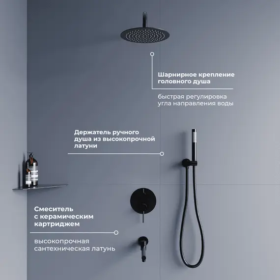 Душевая система встраиваемая RGW SP-55B