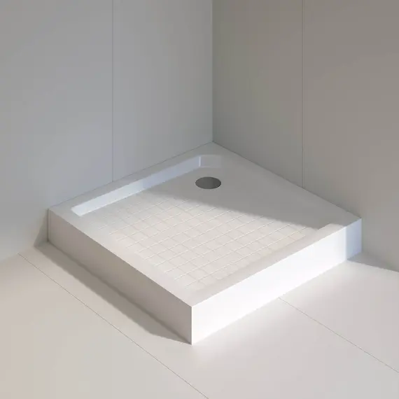 Душевой поддон квадратный RGW SMC-W Белый