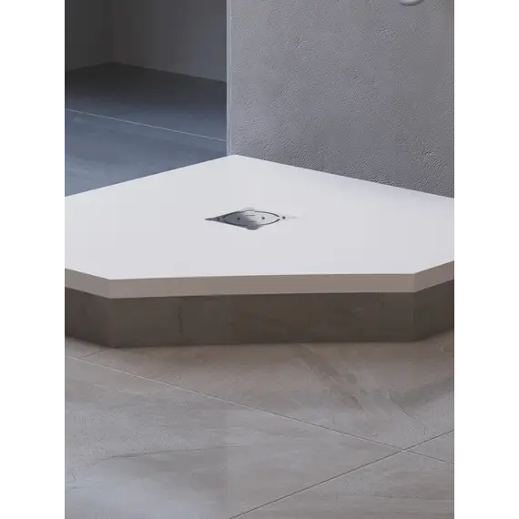 Душевой поддон трапеция RGW ST/T-W Белый