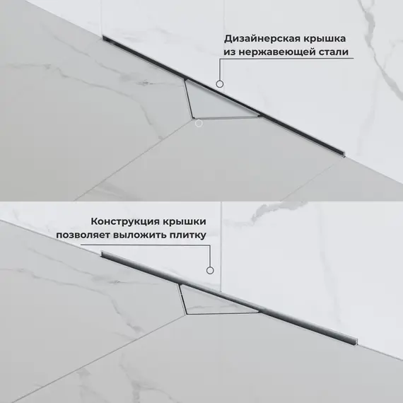 Душевой трап RGW SDR-60  хром