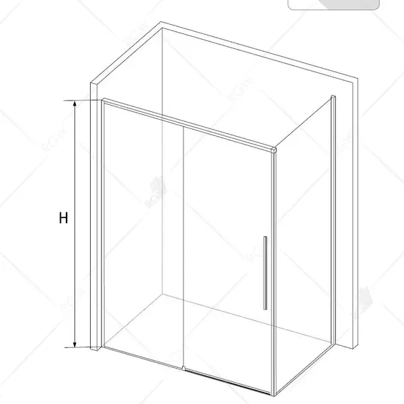 Душевой уголок RGW SV-42 (SV-12 + Z-050-2)