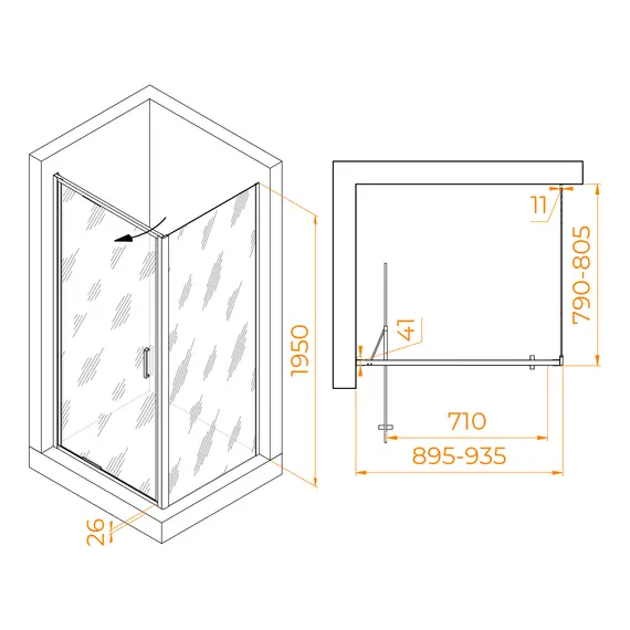 Душевой уголок RGW SV-145
