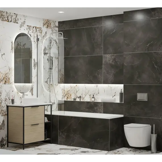  Керамогранит Фрейя / Freya Черный 60x120 _ 1\40,32