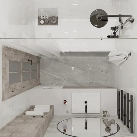 Керамогранит Донна/ Donna_GT Серый 60x120 _ 1\46,08