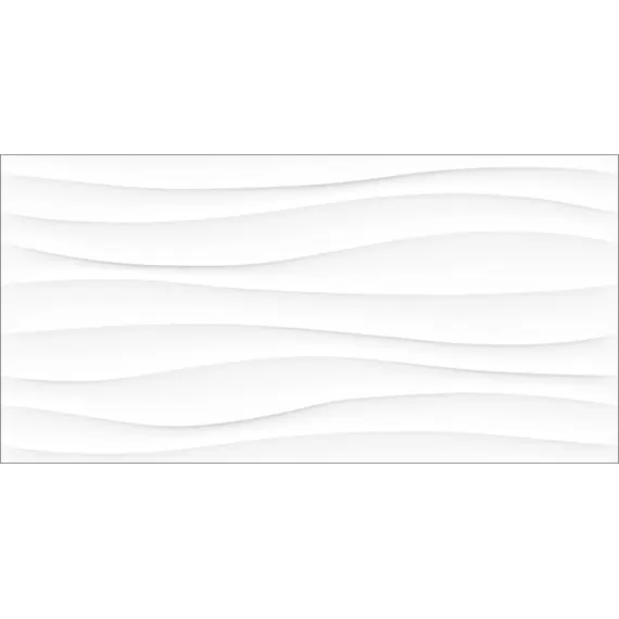  Керамогранит Принцесса / Princess Белый 40x80 _волна 1\38,4