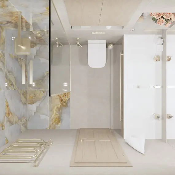 Керамогранит Комета / Cometa Голубой 60x120 _ 1\40,32