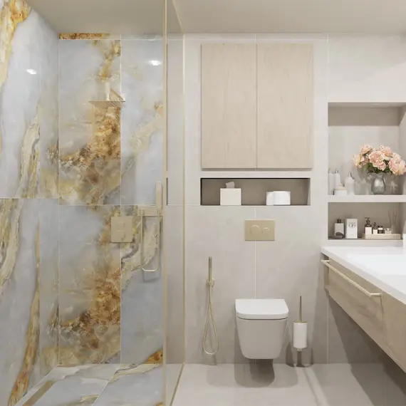 Керамогранит Комета / Cometa Голубой 60x120 _ 1\40,32