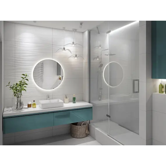  Керамогранит Принцесса / Princess Белый 40x80 _волна 1\38,4