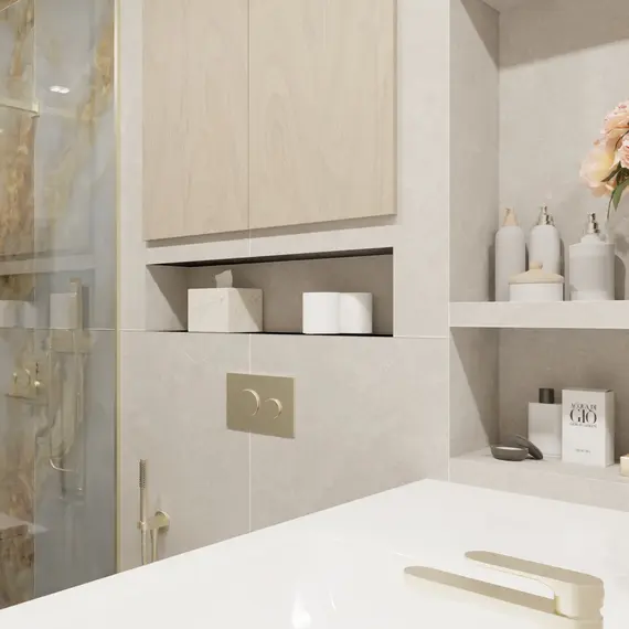 Керамогранит Комета / Cometa Голубой 60x120 _ 1\40,32