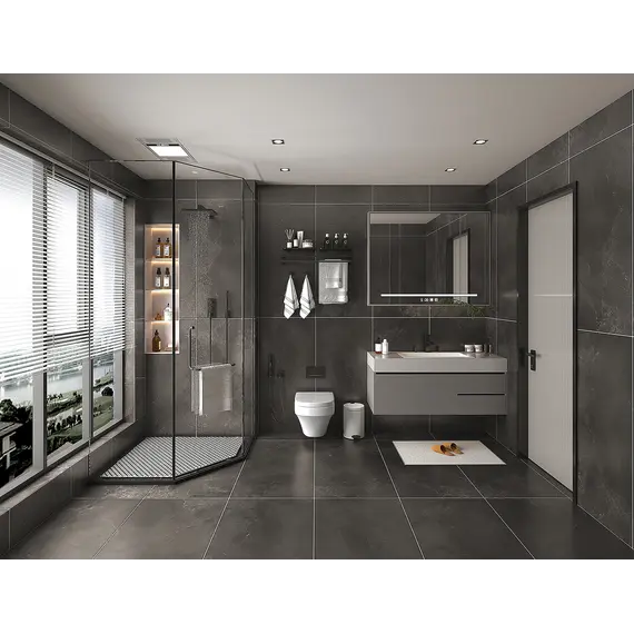  Керамогранит Фрейя / Freya Черный 60x120 _ 1\40,32