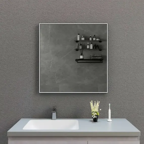 Зеркало со встроенной подстветкой и подогревом ESBANO ES-3803 черный