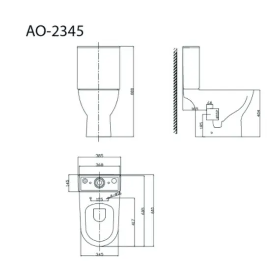 Унитаз-компакт напольный Triton Astro AO-2355