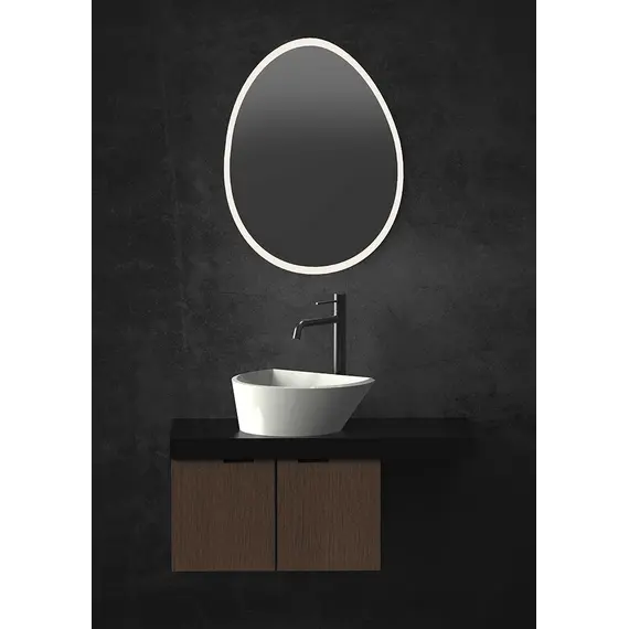 Смеситель для раковины AVS Slimmer высокий, оружейная сталь