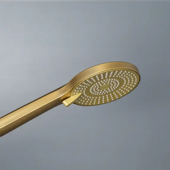 Душевая стойка AVS Pulse брашированное золото