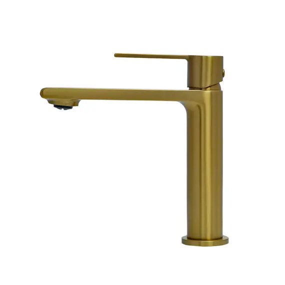 Смеситель для раковины AVS Elegant брашированное золото