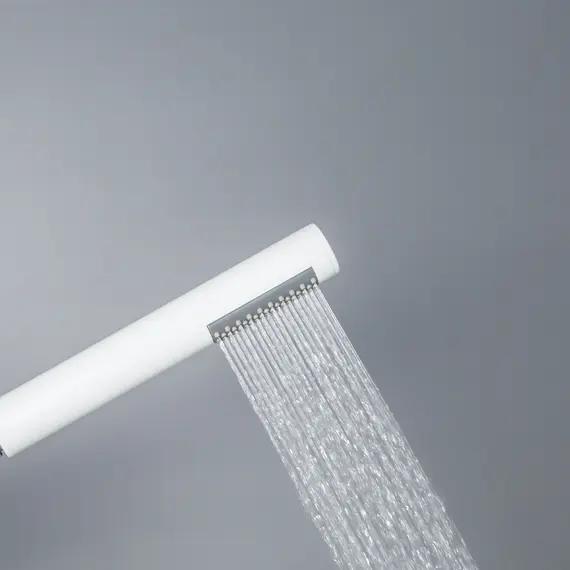 Смеситель для ванны с душем AVS Slimmer белый матовый