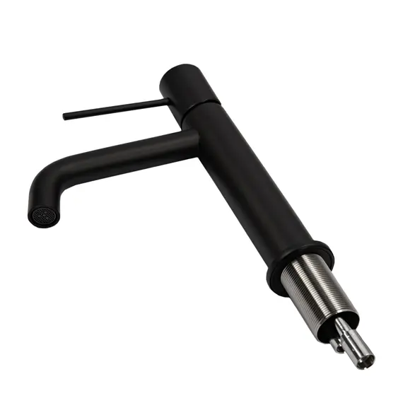 Смеситель для раковины AVS Slimmer черный матовый