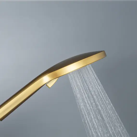 Душевая стойка AVS Elegant брашированное золото