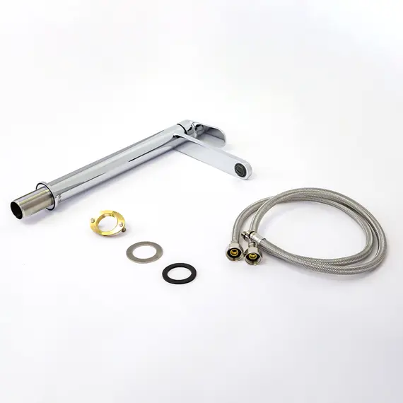 Смеситель для раковины AVS Beauty высокий, хром