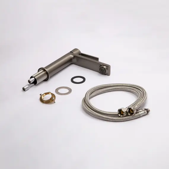 Смеситель для раковины AVS Elegant оружейная сталь