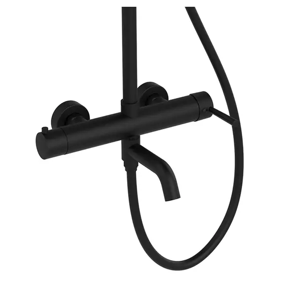 Душевая стойка AVS Slimmer 811-122-MB черный матовый