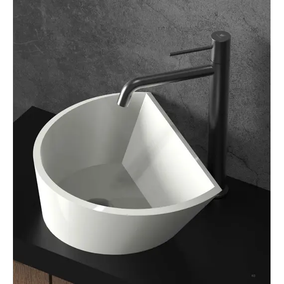 Смеситель для раковины AVS Slimmer высокий, оружейная сталь