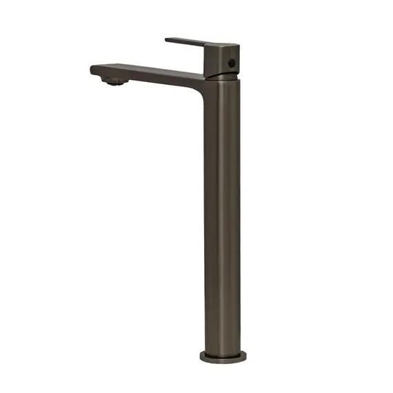 Смеситель для раковины AVS Elegant высокий, оружейная сталь