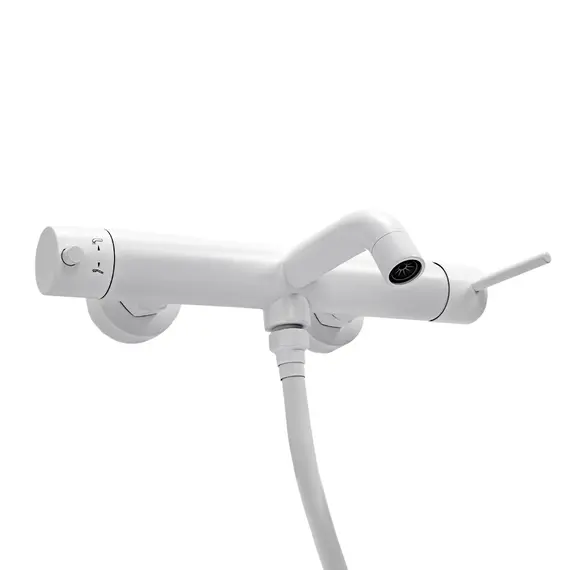 Смеситель для ванны с душем AVS Slimmer белый матовый