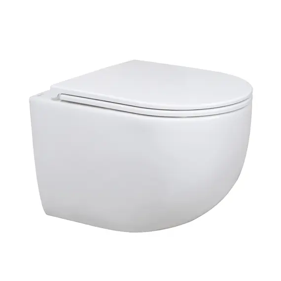 Унитаз подвесной AVS Спутник 801-0038-P-T2-GW безободковый, белый