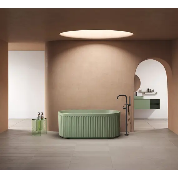 Акриловая ванна AVS Олимпия 170x75 оливковый темный матовый