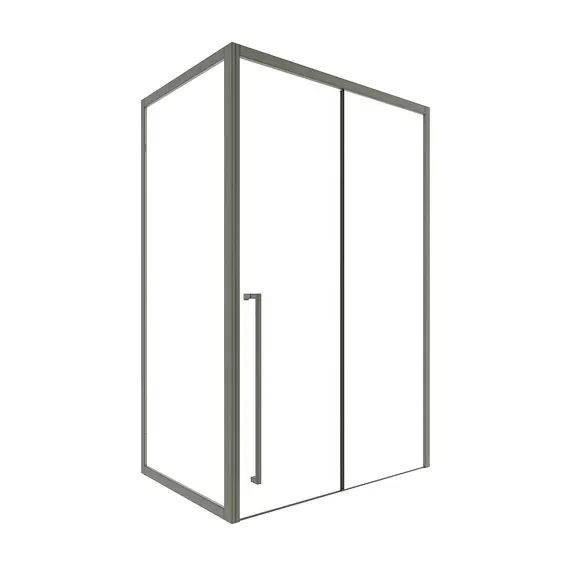 Timo душевое ограждение TDSS-/13C-8L/R, раздвиж , проф никель