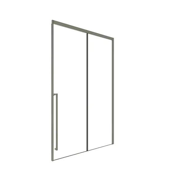 Timo Душевая дверь TDSS-/13C-8L/R  раздвиж, проф никель, стекло проз 8 мм