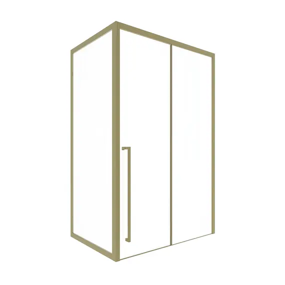 Timo душевое ограждение  TDSS-/17C-8L/R, раздвиж , проф матовое золото
