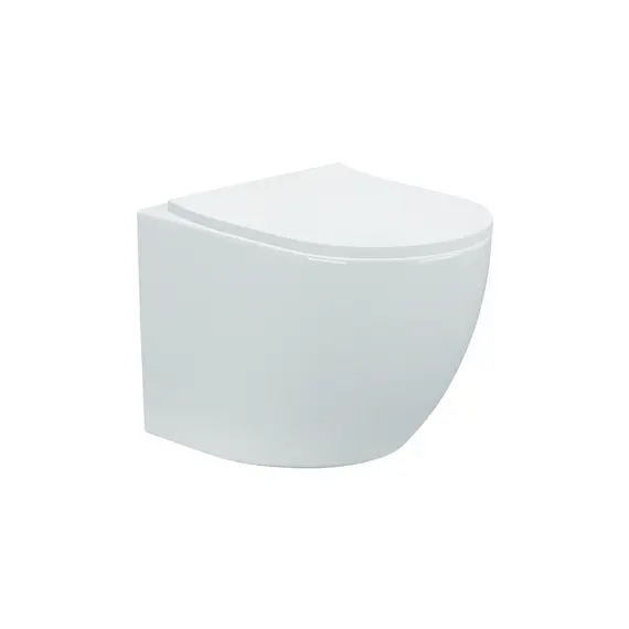 Унитаз подвесной AVS Метрополь безободковый, белый