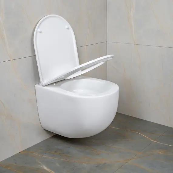 Унитаз подвесной AVS Спутник 801-0038-P-T2-GW безободковый, белый