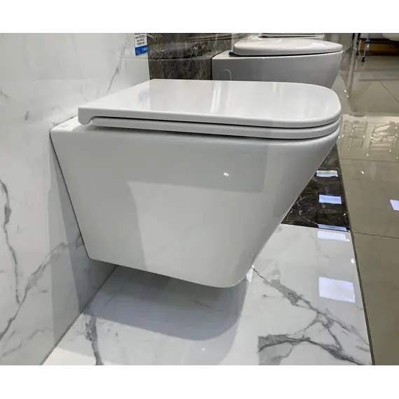 Унитаз подвесной AVS Модерн безободковый, белый