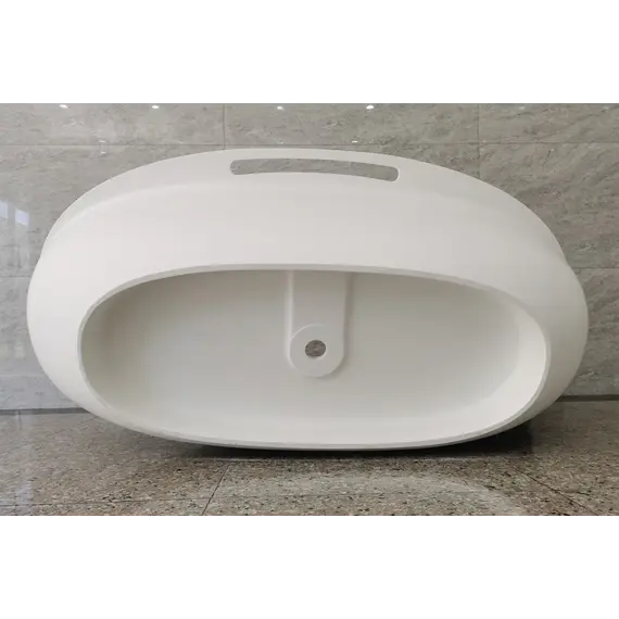 Ванна из искусственного камня ABBER Stein AS9631 белая матовая